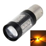 1156/BA15S 80 W 1000 LM Auto-Blinker-Rückfahrlicht mit 16 CREE-Lampen, DC 12–24 V, 1156 (Yellow Light)