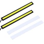 2 PCS 6W 400 LM 6000K DRL COB Weißlichtleiste Autolichtquelle Wasserdichtes Tagfahrlicht, DC 12V – Bild 2