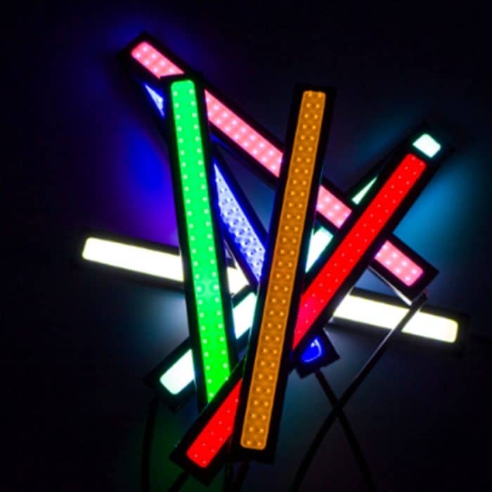 2 PCS 6W 400 LM 6000K DRL COB Weißlichtleiste Autolichtquelle Wasserdichtes Tagfahrlicht, DC 12V – Bild 8