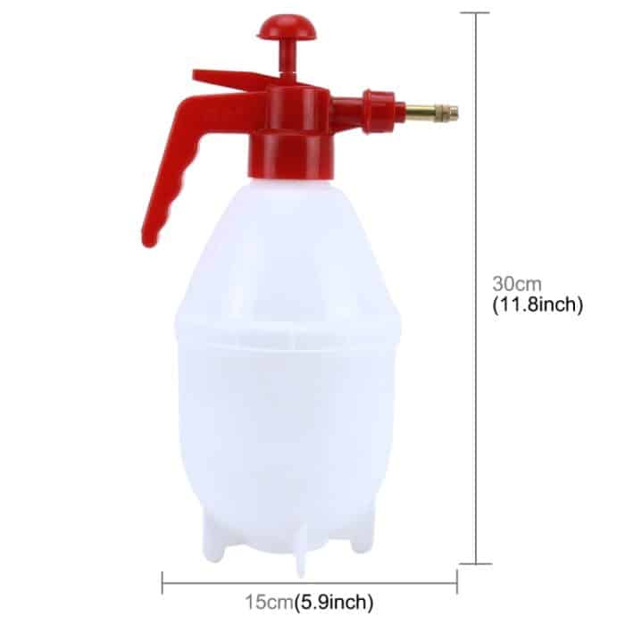 KANEED 1.5L Korrosionsbeständiger Handdruck Handpumpendrucksprühwasserflasche zum Waschen von Autos und im Garten – Bild 3
