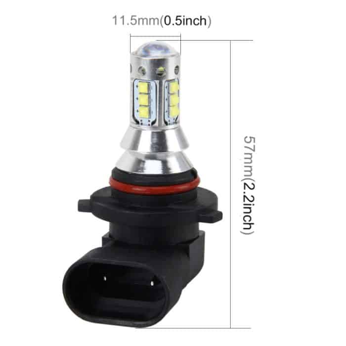 9006 50W 500 LM 6000K Auto-Nebelscheinwerfer mit 16 CREE-Lampen, DC 12V-24V, 9006 – Bild 2