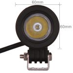 DC 9–32 V, 10 W, 1000 lm, 6500 K, wasserdicht, für Fahrzeug, Auto, Boot, Marine, externe Arbeitsscheinwerfer, Notbeleuchtung, 30-Grad-Spotlicht, LED-Autolampen mit 1 intensiven CREE-LED-Leuchten, Spot Light+10W – Bild 2