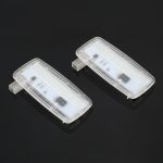 2 PCS Auto DC12V / 1,5W / 6000K / 100LM LED Kosmetikspiegelleuchte Schminkspiegelleuchte mit 18 SMD-3014 Lampen für BMW E93, Weißlicht – Bild 2