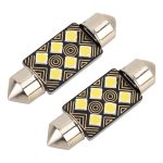 2 PCS 36 mm DC12V / 1,5 W / 6000K / 110LM 6LEDs SMD-3030 Auto-Leselampe Dome Light mit Decoder – Bild 2