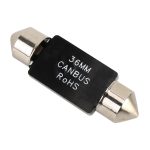 2 PCS 36 mm DC12V / 1,5 W / 6000K / 110LM 6LEDs SMD-3030 Auto-Leselampe Dome Light mit Decoder – Bild 3