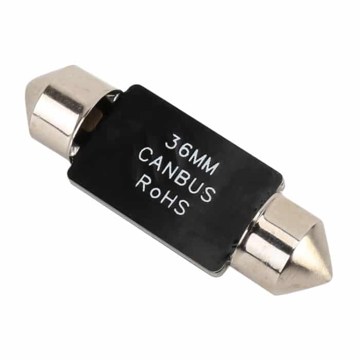2 PCS 36 mm DC12V / 1,5 W / 6000K / 110LM 6LEDs SMD-3030 Auto-Leselampe Dome Light mit Decoder – Bild 3