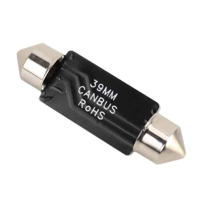 2 PCS 39 mm DC12V / 1,5W / 6000K / 110LM 8LEDs SMD-3030 Auto-Leselampe Dome Light mit Decoder – Bild 3