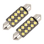 2 PCS 41 mm DC12V / 1,5W / 6000K / 110LM 10LEDs SMD-3030 Auto-Leselampe Dome Light mit Decoder – Bild 2