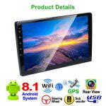 HD 10,1 Zoll Universal Car Android 8.1 Funkempfänger MP5-Player, Unterstützung FM & Bluetooth & TF-Karte & GPS – Bild 2