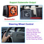 HD 10,1 Zoll Universal Car Android 8.1 Funkempfänger MP5-Player, Unterstützung FM & Bluetooth & TF-Karte & GPS – Bild 14