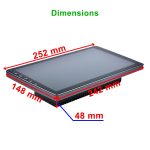 HD 10,1 Zoll Universal Car Android 8.1 Funkempfänger MP5-Player, Unterstützung FM & Bluetooth & TF-Karte & GPS – Bild 3