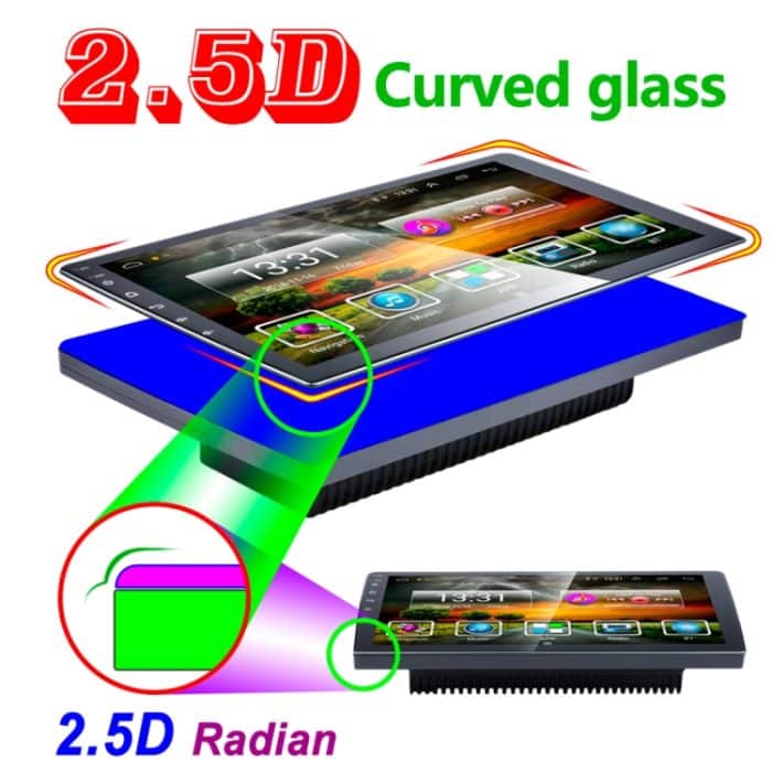 HD 10,1 Zoll Universal Car Android 8.1 Funkempfänger MP5-Player, Unterstützung FM & Bluetooth & TF-Karte & GPS – Bild 8