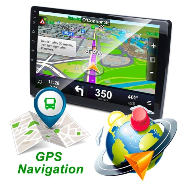 HD 10,1 Zoll Universal Car Android 8.1 Funkempfänger MP5-Player, Unterstützung FM & Bluetooth & TF-Karte & GPS – Bild 10