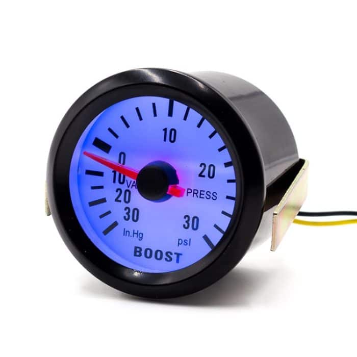 52mm 12V Universal Car Modified LED Blaulicht Turbo Boost Gauge – Bild 2