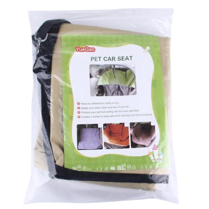 Rutschfeste Klappauto Rücksitzbezug Haustier Katze Hund Kissen Matte, Größe: 195 x 135 x 0,2 cm (Khaki) – Bild 6