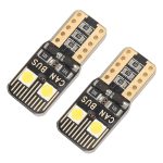 2 Stück T10 / W5W / 168/194 DC12V / 1,6 W / 6000 K / 130 lm 4 LEDs SMD-3030 Auto-Umrissleuchte, mit Decoder, 4LEDs SMD-3030 – Bild 2