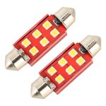 2 Stück 39 mm DC12 V / 2,2 W / 6000 K / 130 lm 6 LEDs SMD-3030 Auto-Leselampe, 39mm – Bild 2