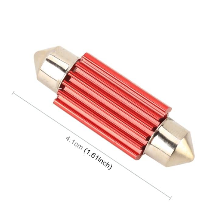 2 Stück 41 mm DC12 V / 2,2 W / 6000 K / 130 lm 6 LEDs SMD-3030 Auto-Leselampe, 41mm – Bild 3