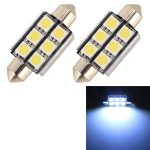 10 Stück 39 mm DC12 V/2 W/7000 K/80 lm 6 LEDs SMD-5050 Auto-Leselampe, 39mm, 6LEDs SMD-5050