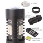 2 Stück 10,5 W 1157–2835–21 smd rote LED-Auto-Bremslicht-Rücklicht-Glühbirne, DC 12–24 V, 1157 – Bild 3