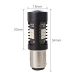 2 Stück 10,5 W 1157–2835–21 smd rote LED-Auto-Bremslicht-Rücklicht-Glühbirne, DC 12–24 V, 1157 – Bild 4