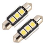 10 Stück 36 mm DC12 V / 1,7 W / 7000 K / 70 lm 3 LEDs SMD-5050 Auto-Leselampe, 36mm, 3LEDs SMD-5050 – Bild 2