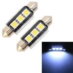 10 Stück 39 mm DC12 V / 1,7 W / 7000 K / 70 lm 3 LEDs SMD-5050 Auto-Leselampe, 39mm, 3LEDs SMD-5050