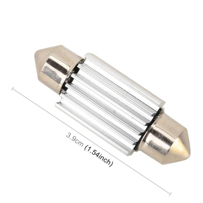 10 Stück 39 mm DC12 V / 1,7 W / 7000 K / 70 lm 3 LEDs SMD-5050 Auto-Leselampe, 39mm, 3LEDs SMD-5050 – Bild 3