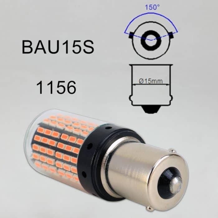 2 Stück 1156/BA15S DC12 V/18 W/1080 lm Auto-Blinker mit SMD-3014-Lampen, 1156 / BA15S – Bild 4