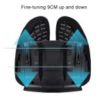 Auto-Lendenwirbelstütze, Büro-Sicherheitsgurt, Rückenlehne, Doppelkissen, Auto-Haus-Massage, Lendenwirbelkissen aus Eisseide – Bild 3