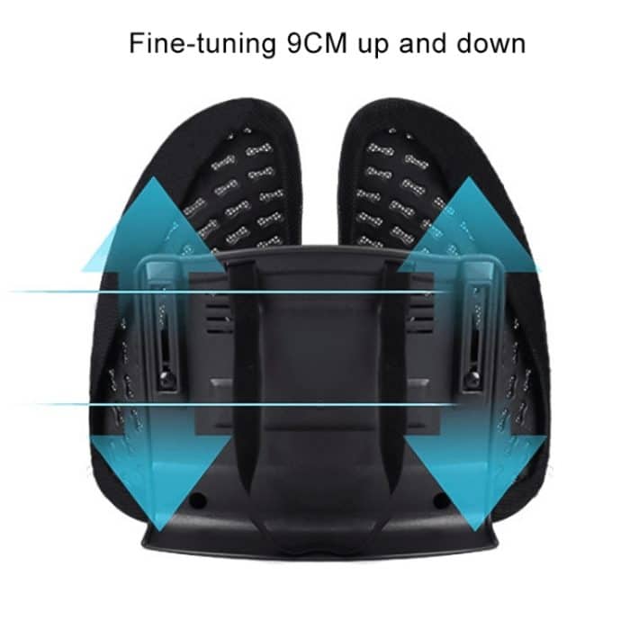 Auto-Lendenwirbelstütze, Büro-Sicherheitsgurt, Rückenlehne, Doppelkissen, Auto-Haus-Massage, Lendenwirbelkissen aus Eisseide – Bild 3