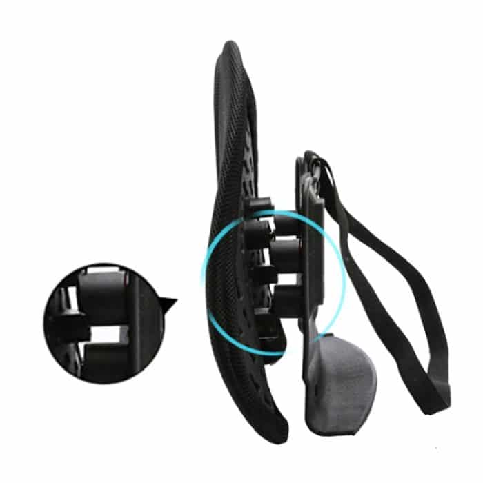 Auto-Lendenwirbelstütze, Büro-Sicherheitsgurt, Rückenlehne, Doppelkissen, Auto-Haus-Massage, Lendenwirbelkissen aus Eisseide – Bild 4