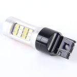 2 PCS T20 / 7443-42LED 20W 21 * 2835W + 21 * 2835Y Weiß + Gelblicht Blinker mit Len. DC 12-24V – Bild 2
