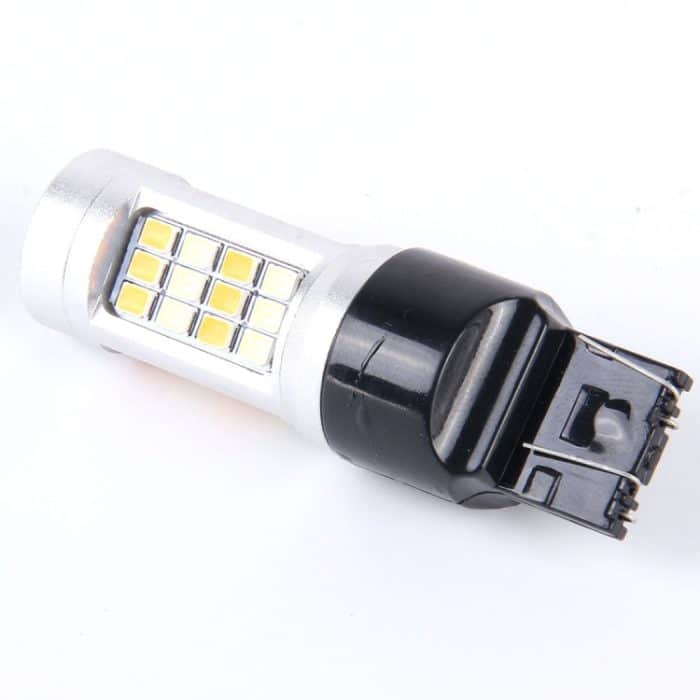 2 PCS T20 / 7443-42LED 20W 21 * 2835W + 21 * 2835Y Weiß + Gelblicht Blinker mit Len. DC 12-24V – Bild 2