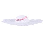 Kreativer 3D-Deco-Autofenster-Riss-Aufkleber, Sport Balls/Baseball, Sport Balls/Billiard Ball, Sport Balls/Yellow Tennis, Sport Balls/Tennis, Sport Balls/Football, Funny Smile Face – Bild 4