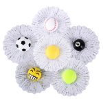 Kreativer 3D-Deco-Autofenster-Riss-Aufkleber, Sport Balls/Baseball, Sport Balls/Billiard Ball, Sport Balls/Yellow Tennis, Sport Balls/Tennis, Sport Balls/Football, Funny Smile Face – Bild 2