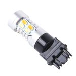 2 PCS T25 / 3157 10W 1000 LM 6000K Weiß + Gelb Blinker mit 20 SMD-5730-LED-Lampen und Len. DC 12-24V – Bild 2