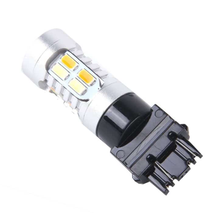 2 PCS T25 / 3157 10W 1000 LM 6000K Weiß + Gelb Blinker mit 20 SMD-5730-LED-Lampen und Len. DC 12-24V – Bild 2