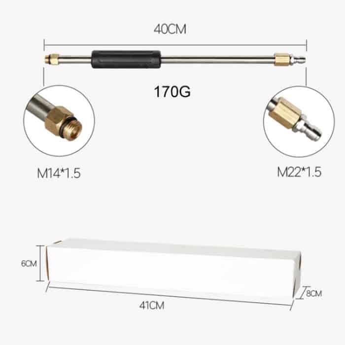 6 PCS Hochdruckreinigerverlängerung Water Gun Power Washer – Bild 5