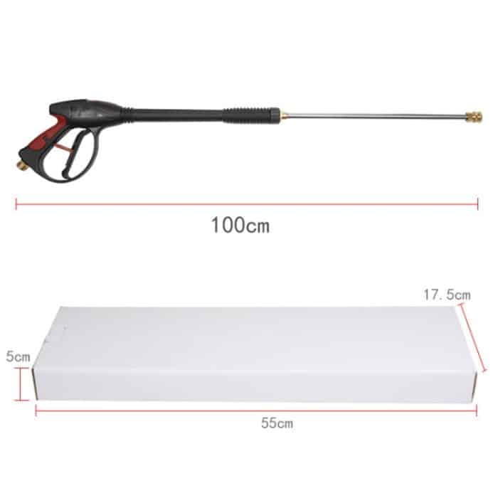 Hochdruck-Autowaschpistole Wassersprühstrahl Lanze mit 5 Düsen – Bild 6