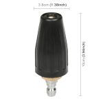 Einstellbare Düsenspitzen für Hochdruckreiniger Zubehör für Düsenwaschanlagen für Lastkraftwagen, 040 (4.0GPM) / 3600PSI – Bild 3