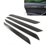 4 PCS Carbon Faser Autotürverkleidung Dekorativer Aufkleber für Audi Q3