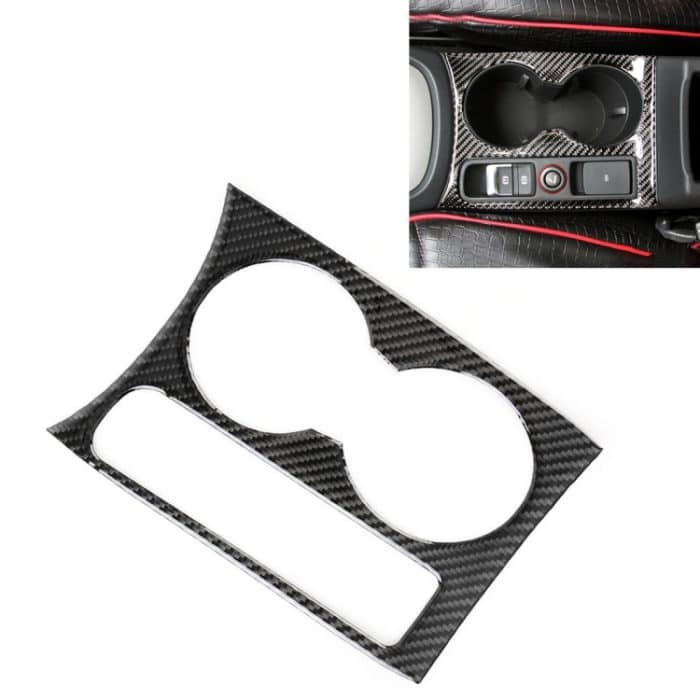 CMS1638.jpg Carbon Faser Auto Wasser Cup Panel dekorative Aufkleber für Audi Q3 – Bild 1