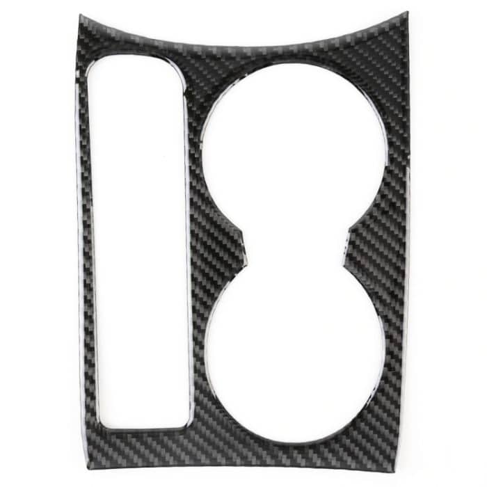 Carbon Faser Auto Wasser Cup Panel dekorative Aufkleber für Audi Q3 – Bild 2