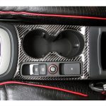 Carbon Faser Auto Wasser Cup Panel dekorative Aufkleber für Audi Q3 – Bild 6