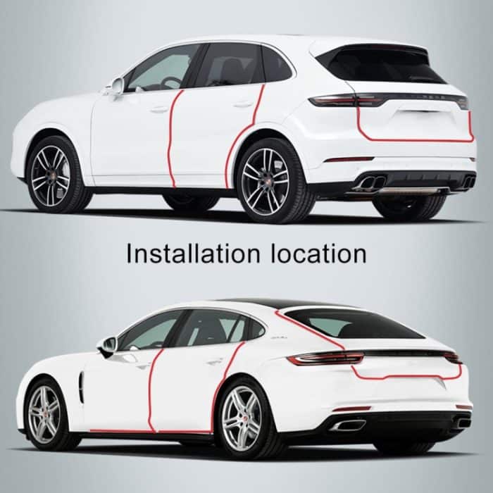 Antikollisionsstreifen für Autotüren, Zierleisten, Aufkleberband, Länge: 3 cm x 5 m – Bild 8