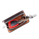 Universelle Leder-Knethaut-Textur, Taille, hängender Reißverschluss, Geldbörsen, Schlüsselhalter, Tasche (kein Schlüssel im Lieferumfang enthalten). – Bild 6