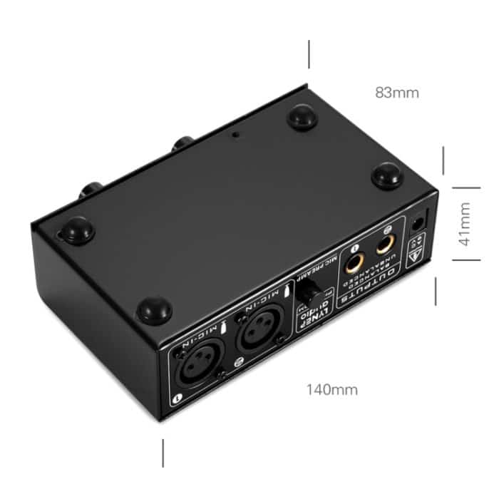 LINEPAUDIO A961 2-Kanal-Mikrofonverstärker E-Gitarre E-Bass-Verstärker, A961 – Bild 5