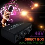 LINEPAUDIO A961 2-Kanal-Mikrofonverstärker E-Gitarre E-Bass-Verstärker, A961 – Bild 10