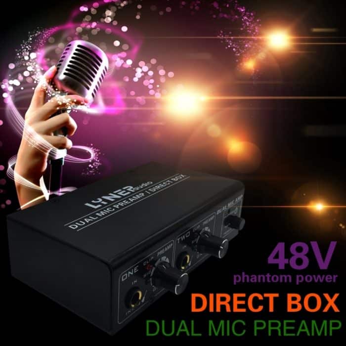 LINEPAUDIO A961 2-Kanal-Mikrofonverstärker E-Gitarre E-Bass-Verstärker, A961 – Bild 10